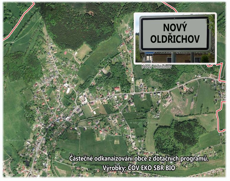 Nový Oldřichov, odkanalizování obce, ČOV EKO SBR BIO